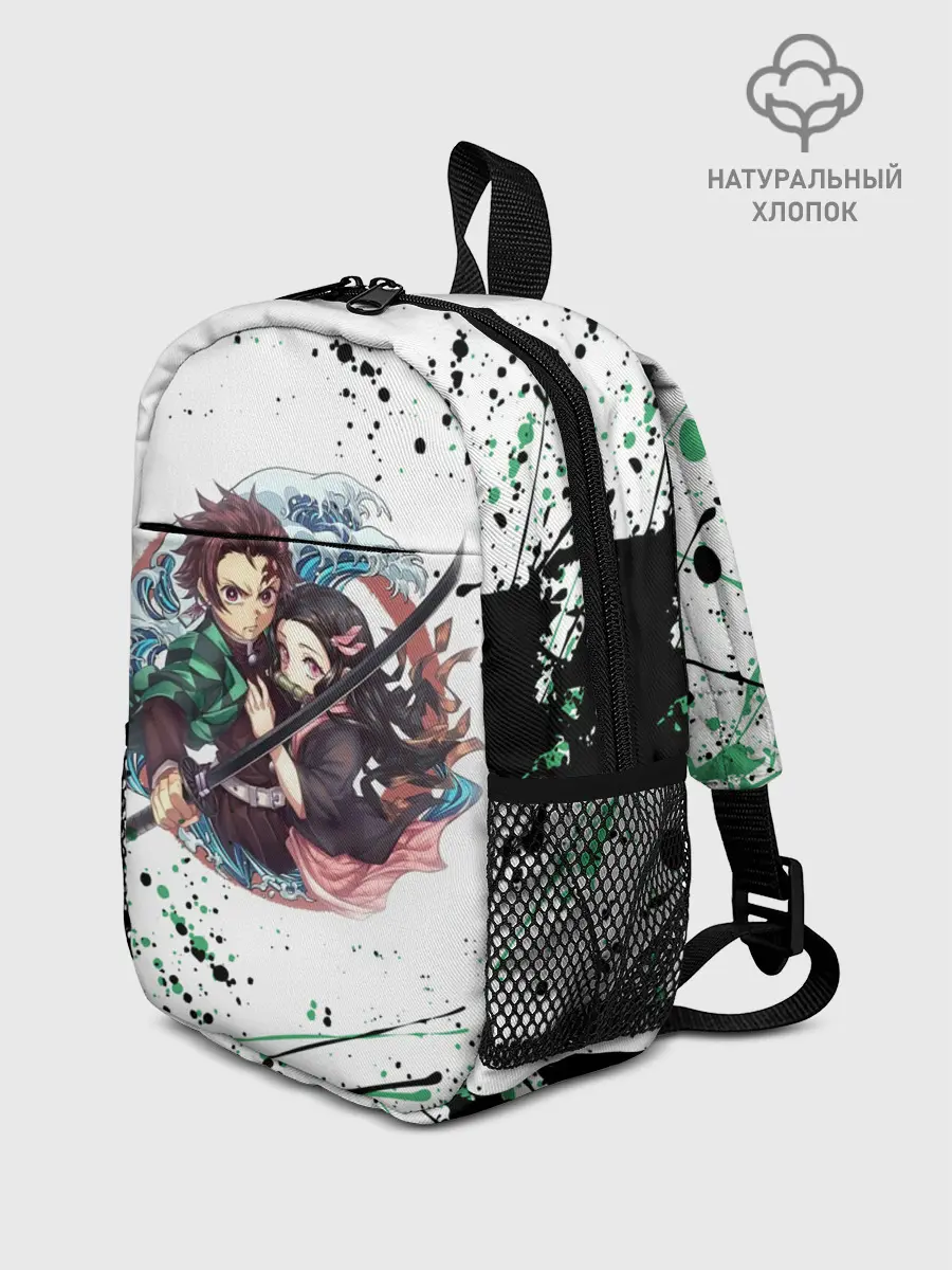 Рюкзак детский / Брызги красок Demon Slayer