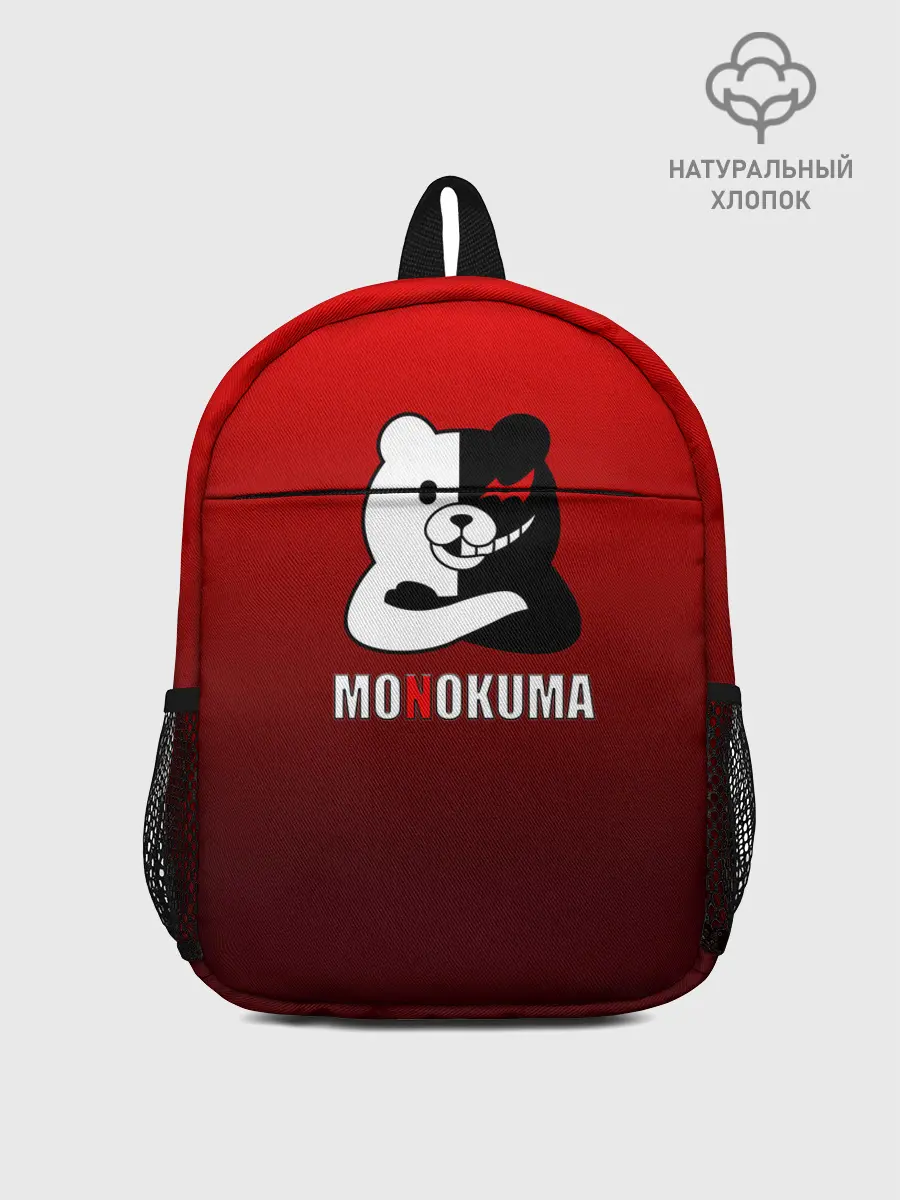 Рюкзак детский / monokuma на красном градиенте