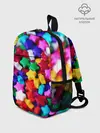 Рюкзак детский / Разноцветные звездочки звезды