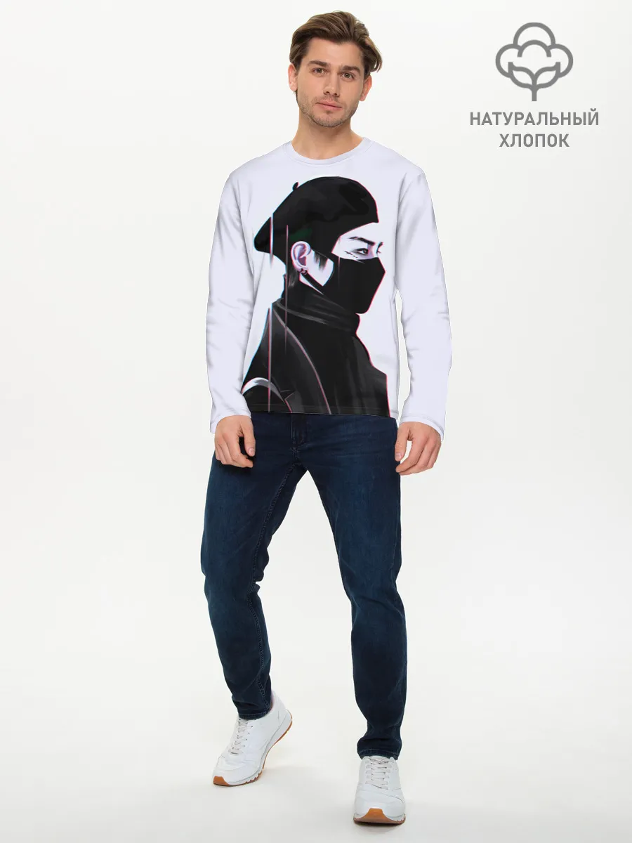 Мужской лонгслив базовый / BTS