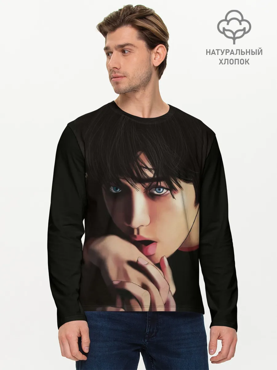 Мужской лонгслив базовый / BTS