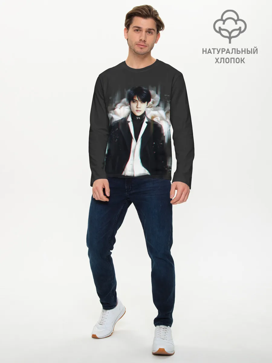 Мужской лонгслив базовый / BTS