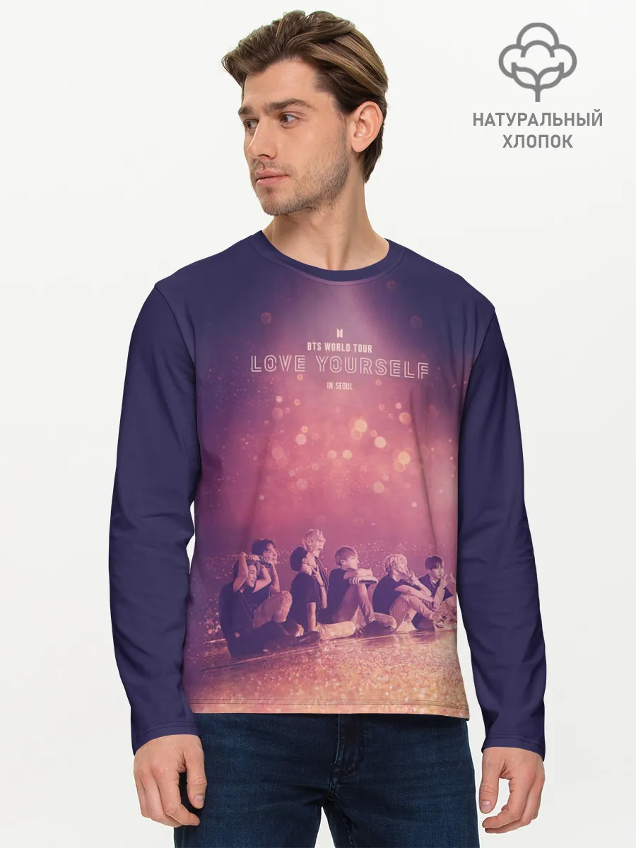 Мужской лонгслив базовый / BTS