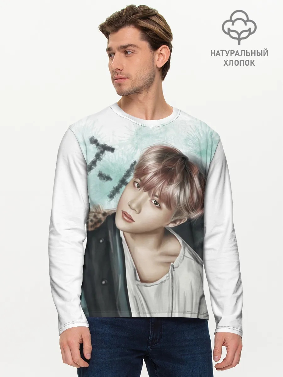 Мужской лонгслив базовый / BTS