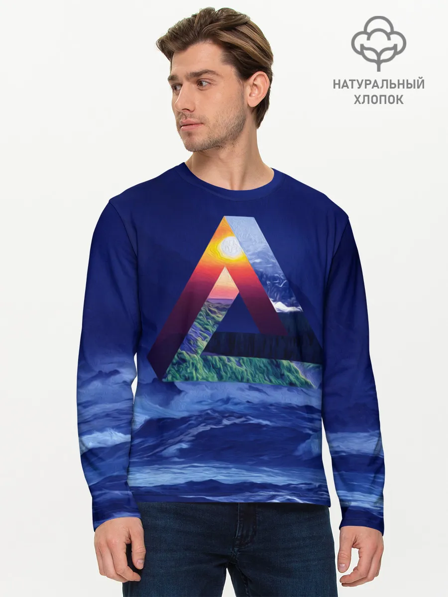 Мужской лонгслив базовый / TWISTED REALITY