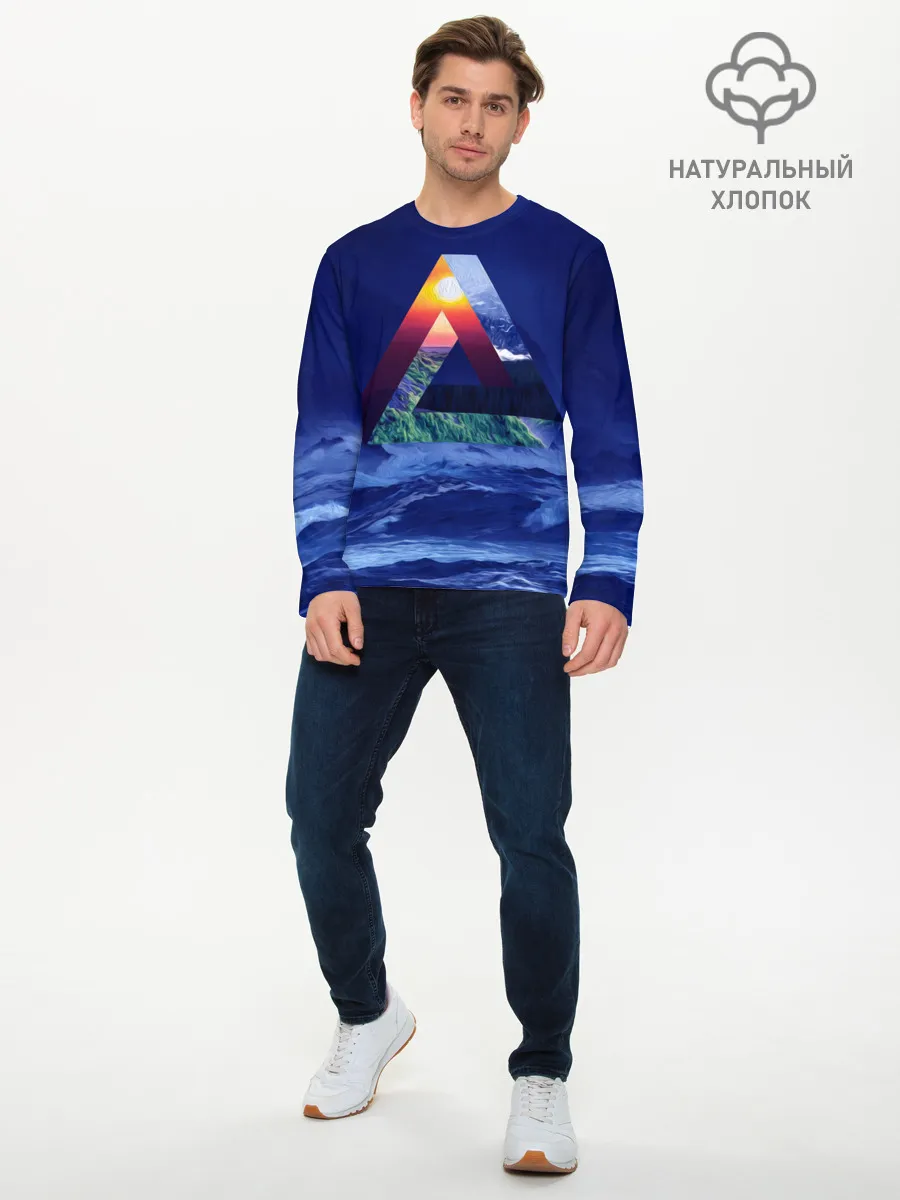 Мужской лонгслив базовый / TWISTED REALITY