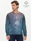 Мужской лонгслив базовый / Космос