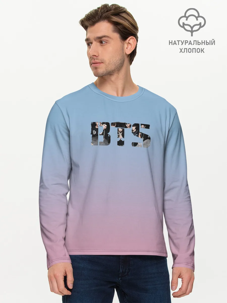 Мужской лонгслив базовый / BTS