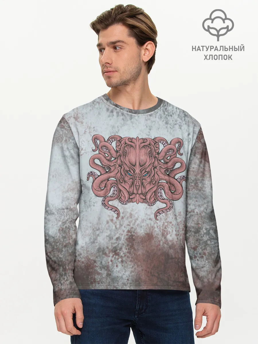 Мужской лонгслив базовый / Ктулху | Cthulhu