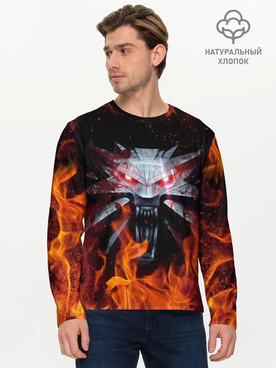 Мужской лонгслив базовый / ВЕДЬМАК