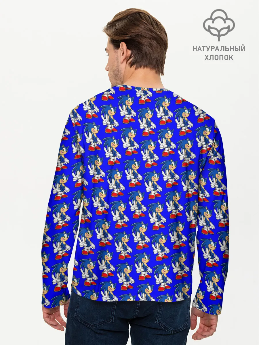 Мужской лонгслив базовый / SONIC