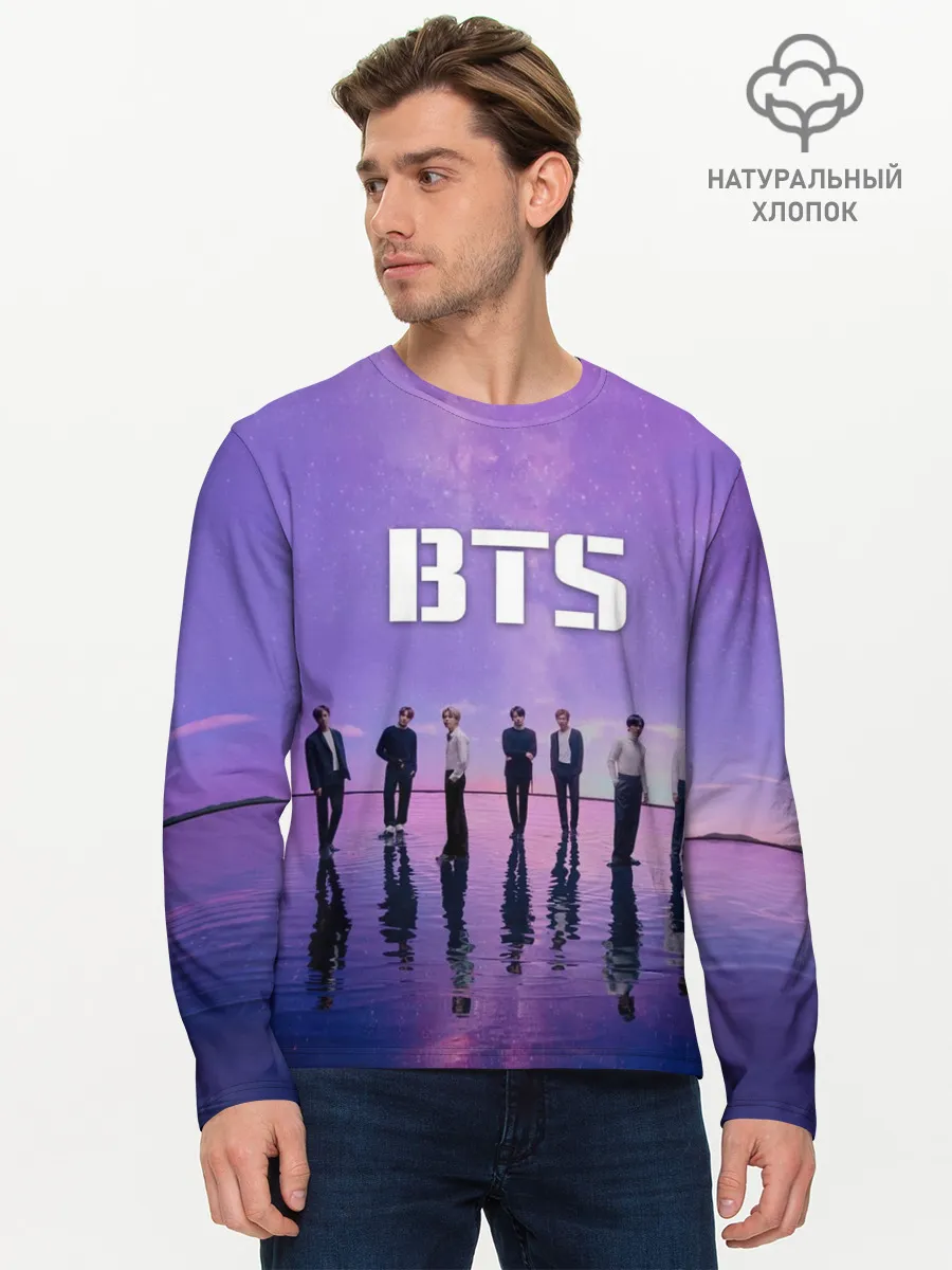 Мужской лонгслив базовый / BTS