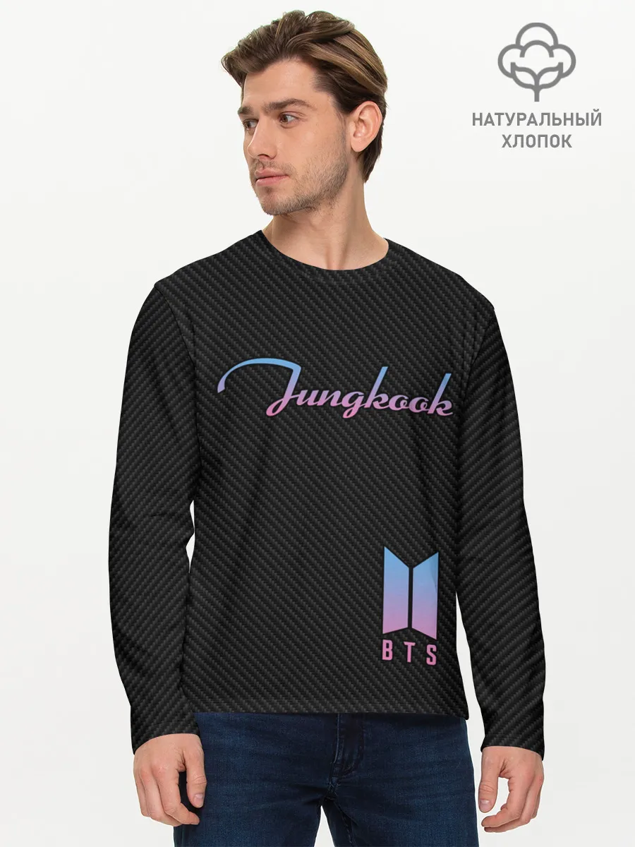 Мужской лонгслив базовый / BTS Jungkook