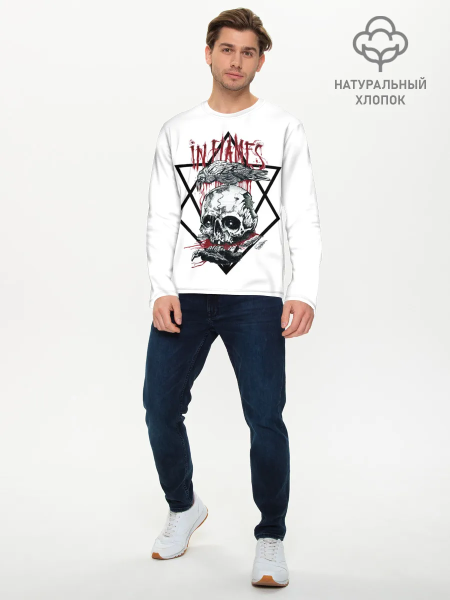 Мужской лонгслив базовый / In Flames