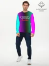 Мужской лонгслив базовый / audi