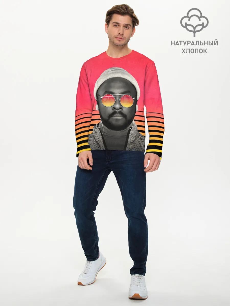 Мужской лонгслив базовый / Will.I.Am