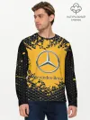 Мужской лонгслив базовый / mercedes