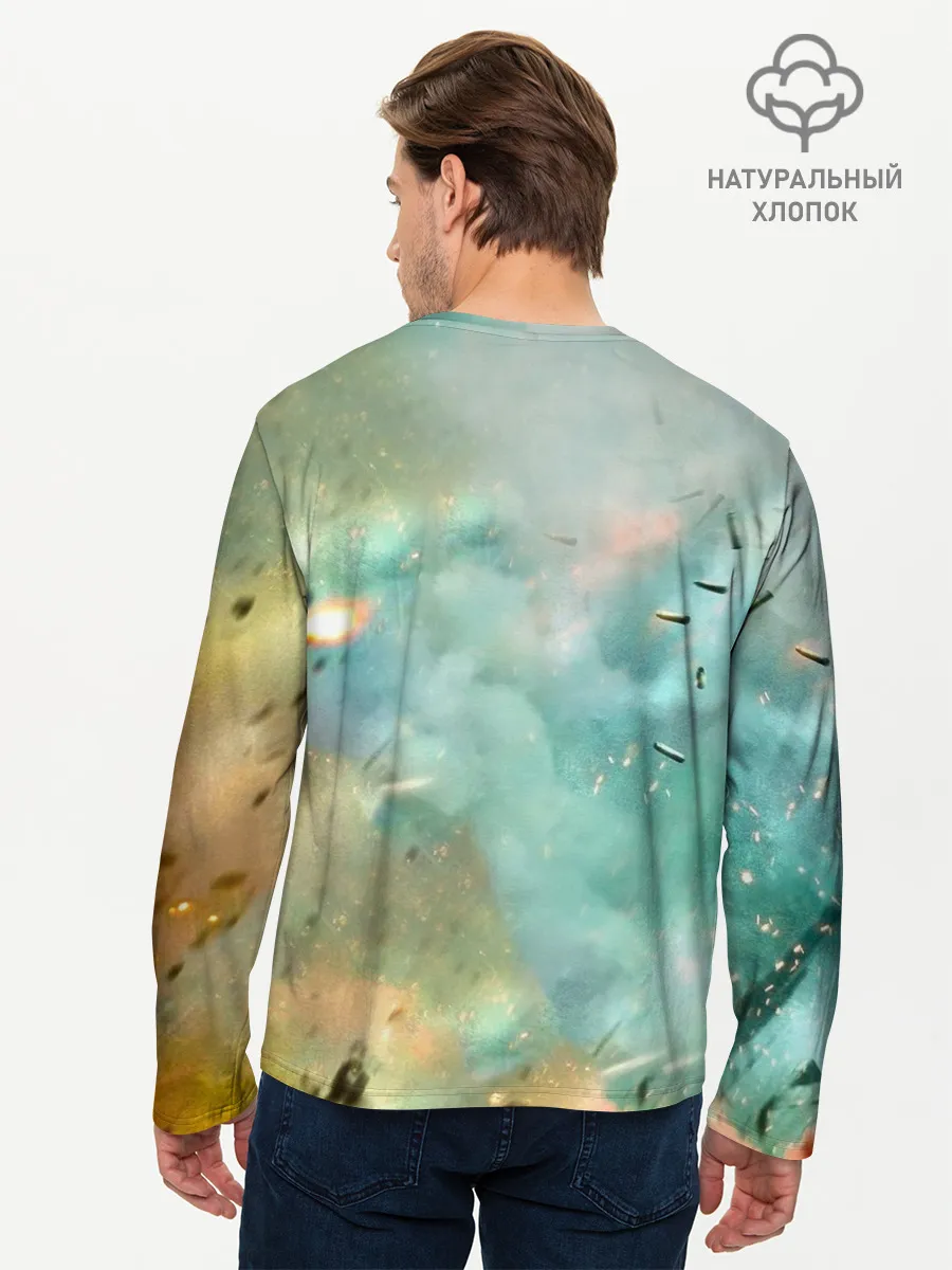 Мужской лонгслив базовый / CRYSIS