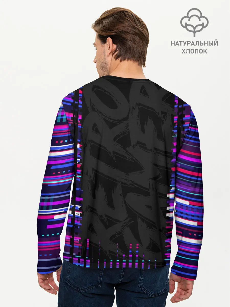 Мужской лонгслив базовый / RETROGAMER3D47