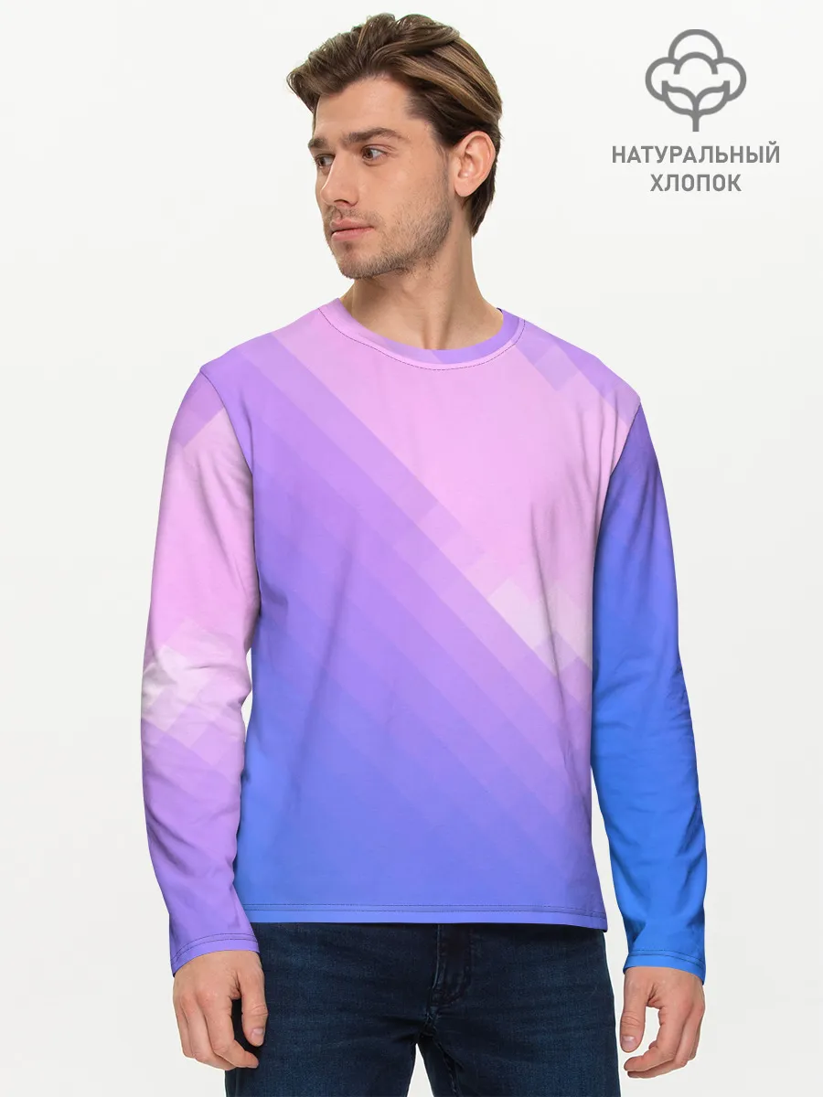 Мужской лонгслив базовый / Пикси