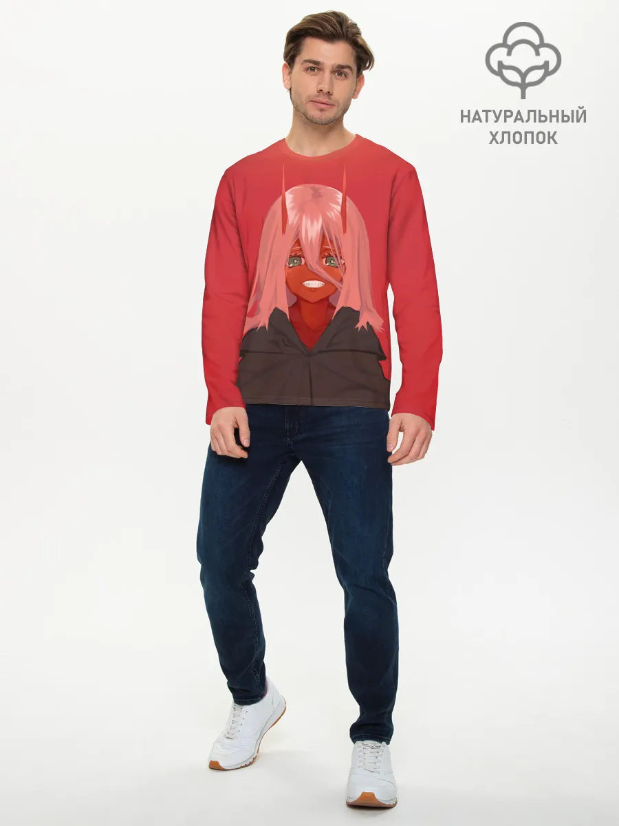 Мужской лонгслив базовый / LITTLE DEVIL