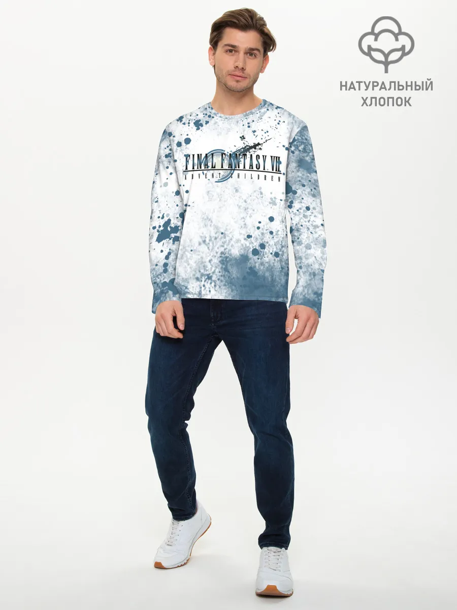 Мужской лонгслив базовый / Final Fantasy VII Remake