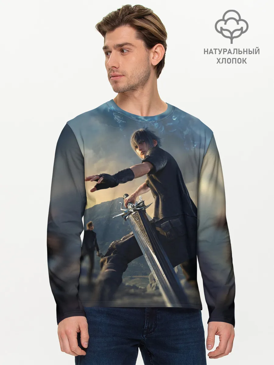 Мужской лонгслив базовый / Final Fantasy