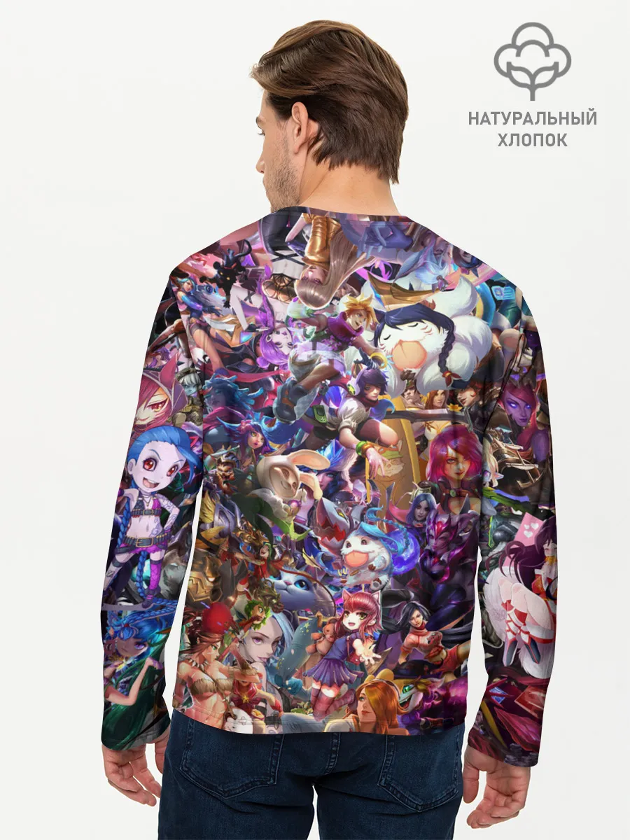 Мужской лонгслив базовый / League of Legends