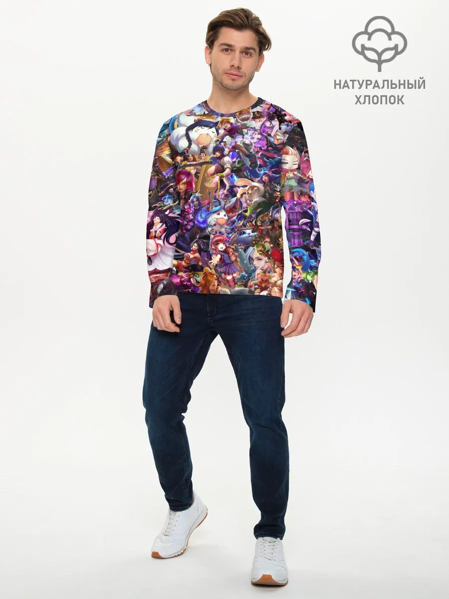 Мужской лонгслив базовый / League of Legends