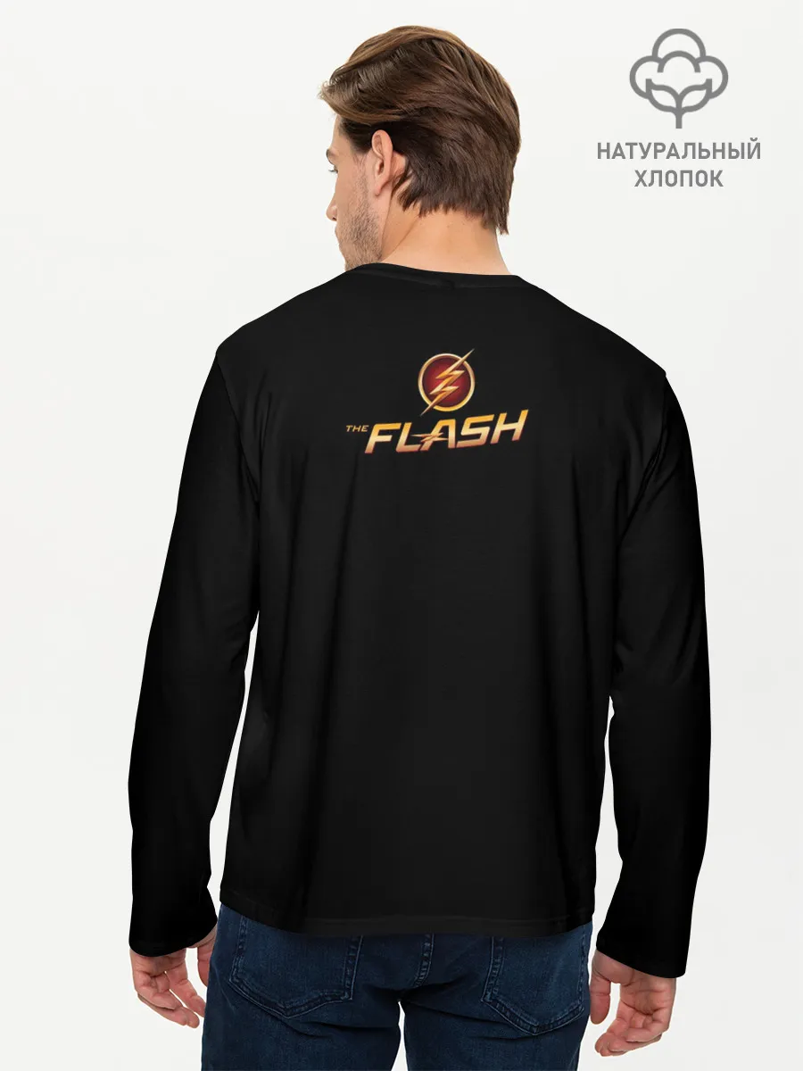 Мужской лонгслив базовый / The Flash