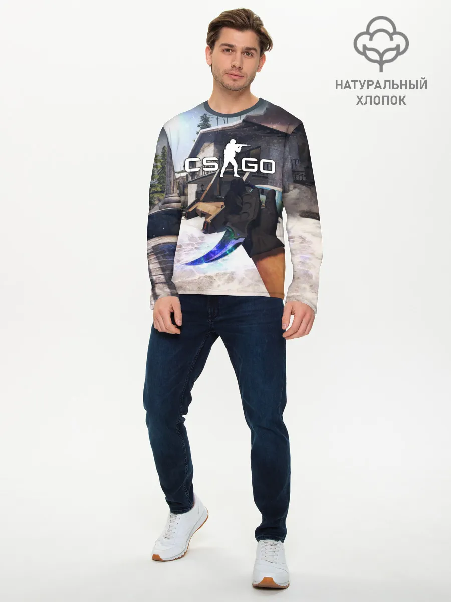Мужской лонгслив базовый / CS:GO
