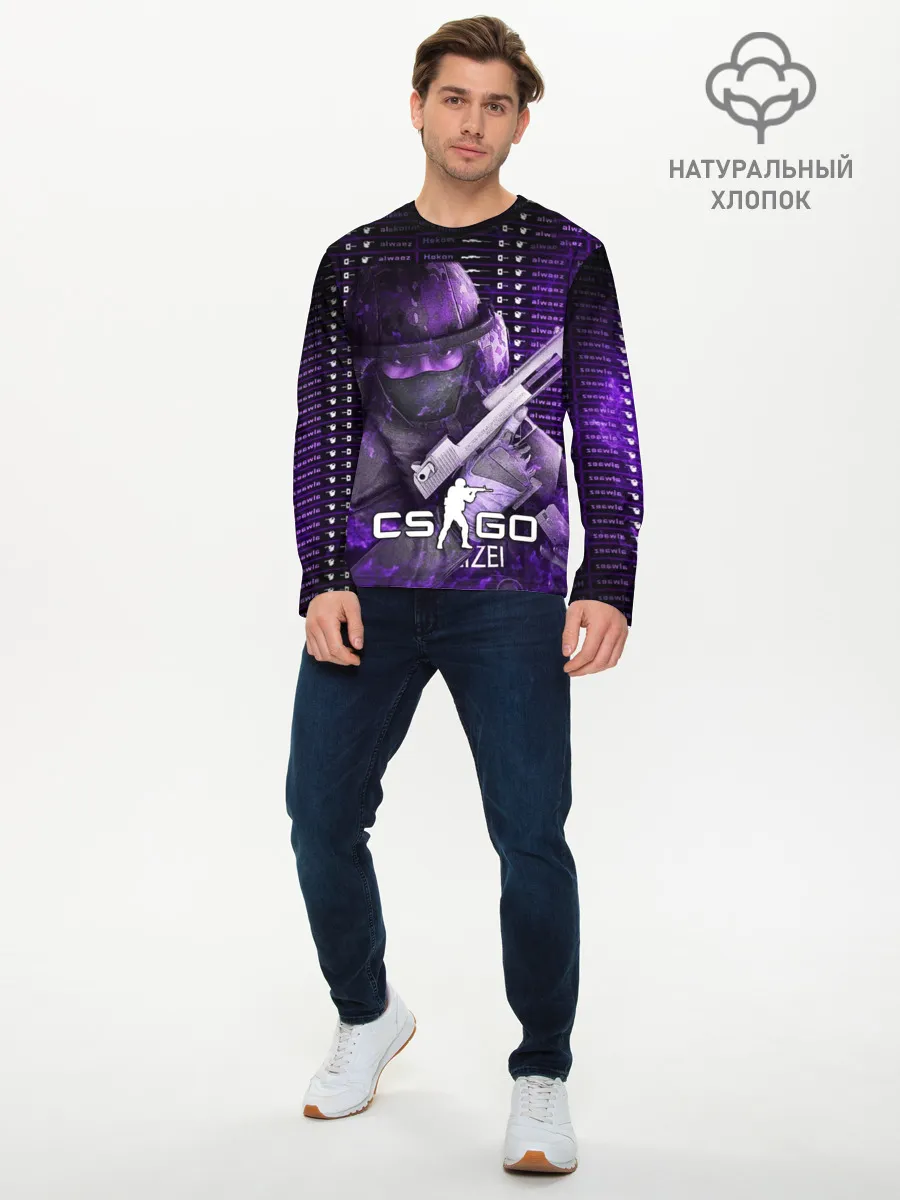 Мужской лонгслив базовый / CS:GO