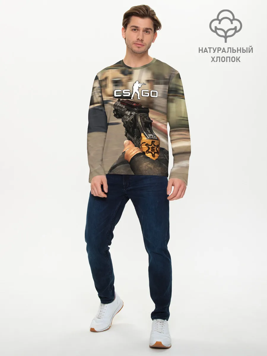 Мужской лонгслив базовый / CS:GO