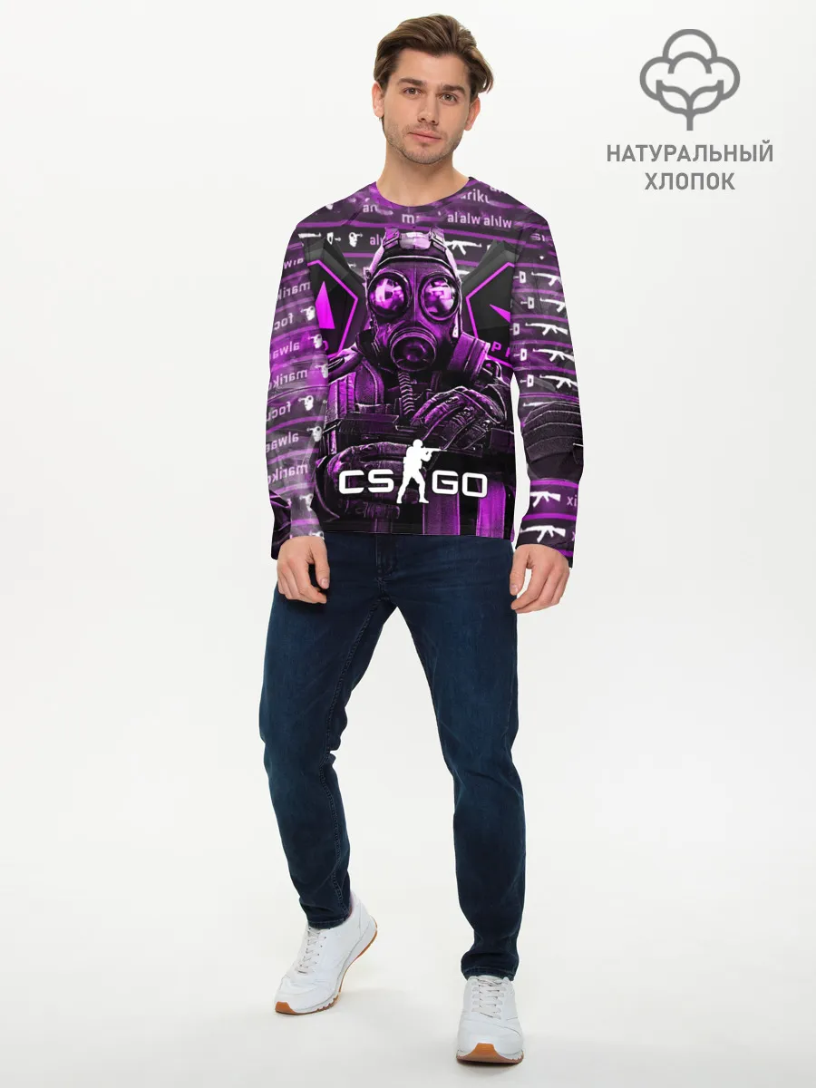 Мужской лонгслив базовый / CS:GO