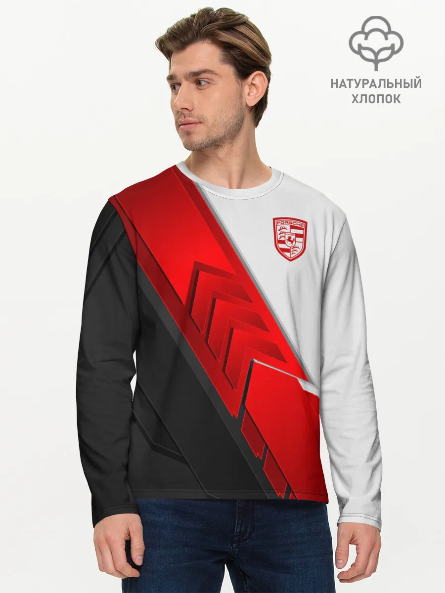 Мужской лонгслив базовый / Porsche