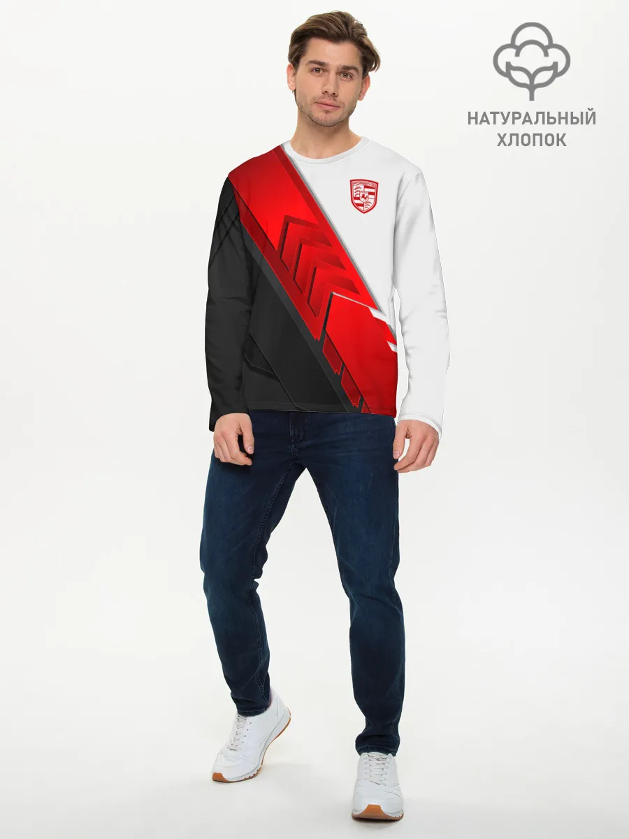 Мужской лонгслив базовый / Porsche