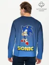 Мужской лонгслив базовый / Соник