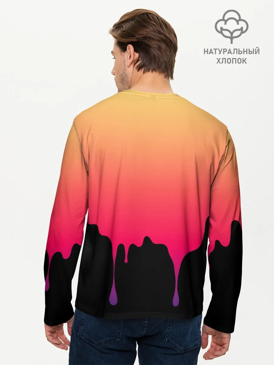 Мужской лонгслив базовый / CS GO GRADIENT