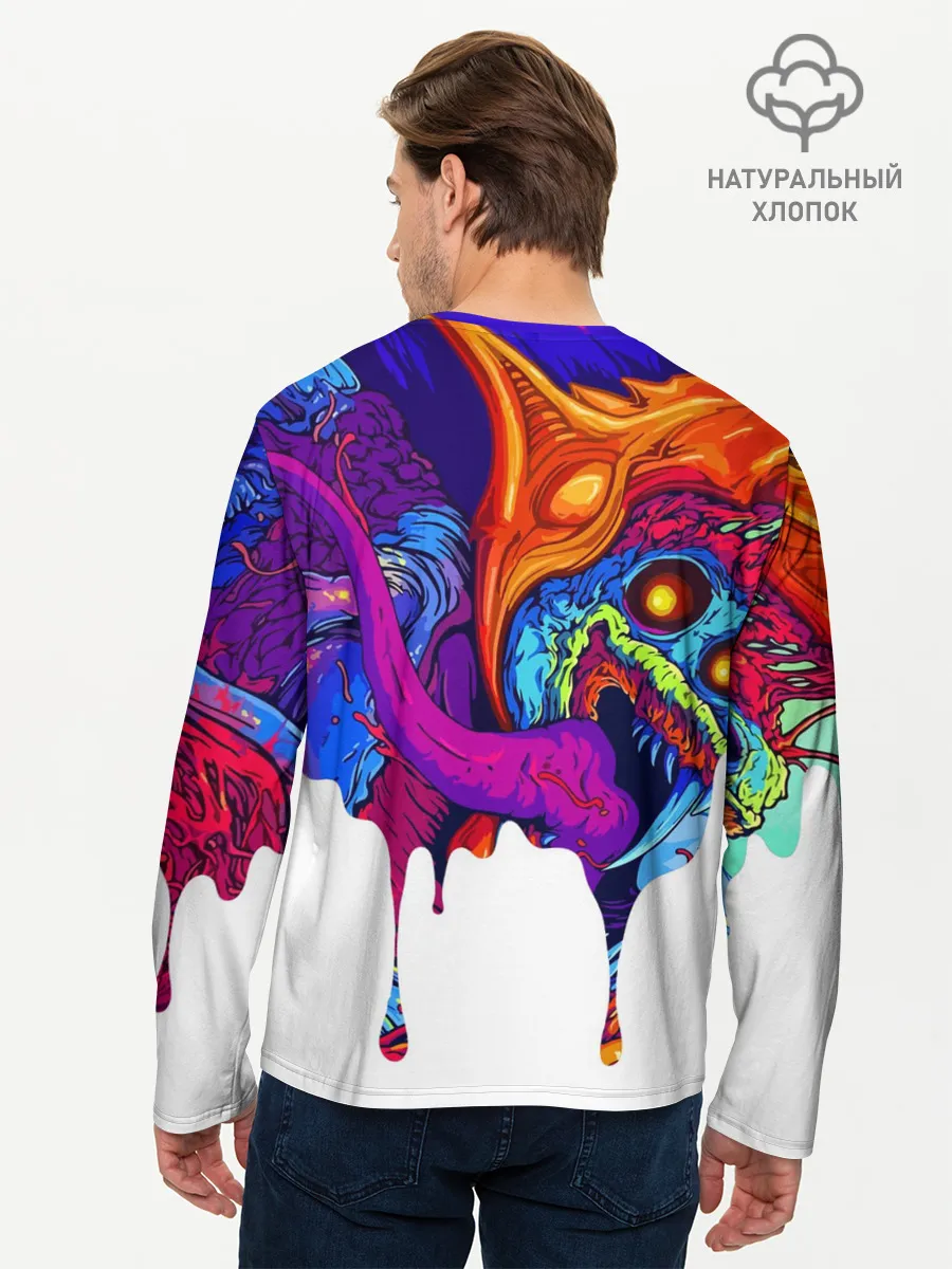 Мужской лонгслив базовый / CS GO HYPER BEAST