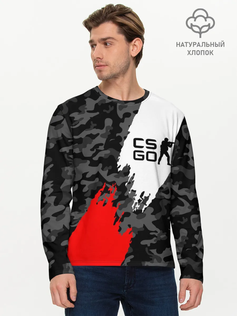 Мужской лонгслив базовый / CS GO