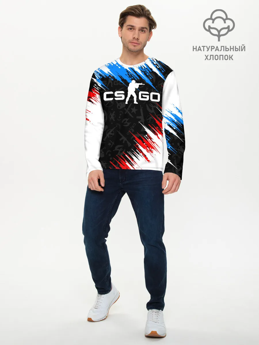 Мужской лонгслив базовый / CS GO
