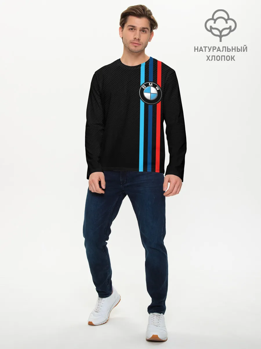 Мужской лонгслив базовый / BMW M SPORT CARBON