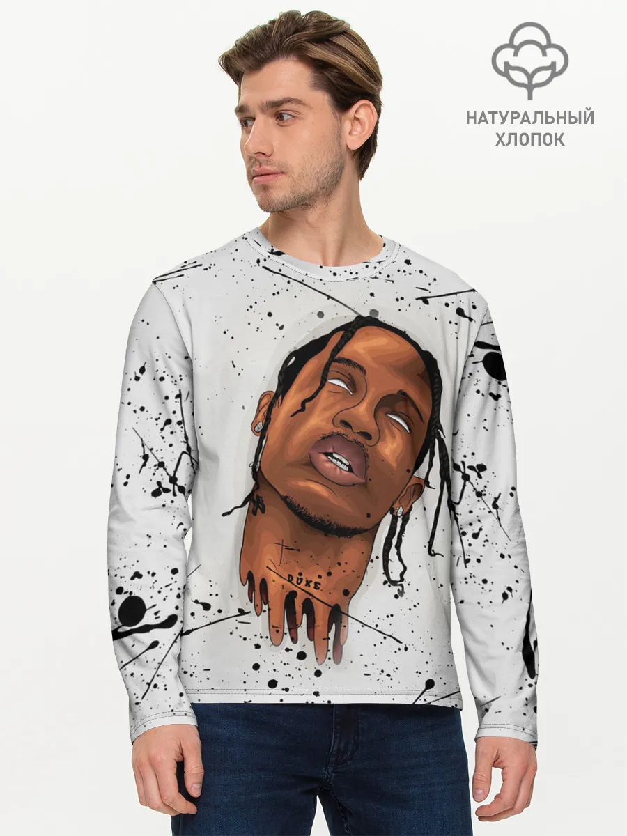 Мужской лонгслив базовый / TRAVIS SCOTT