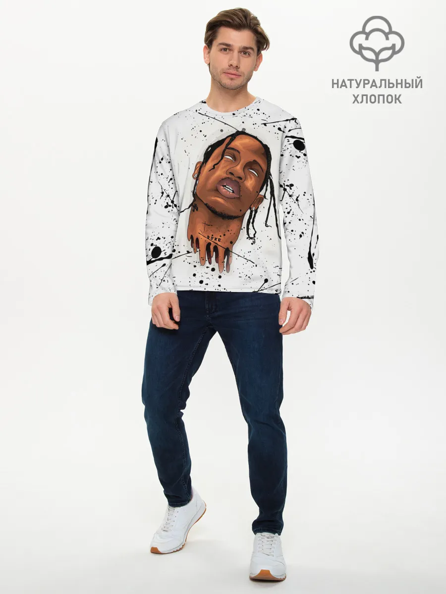 Мужской лонгслив базовый / TRAVIS SCOTT