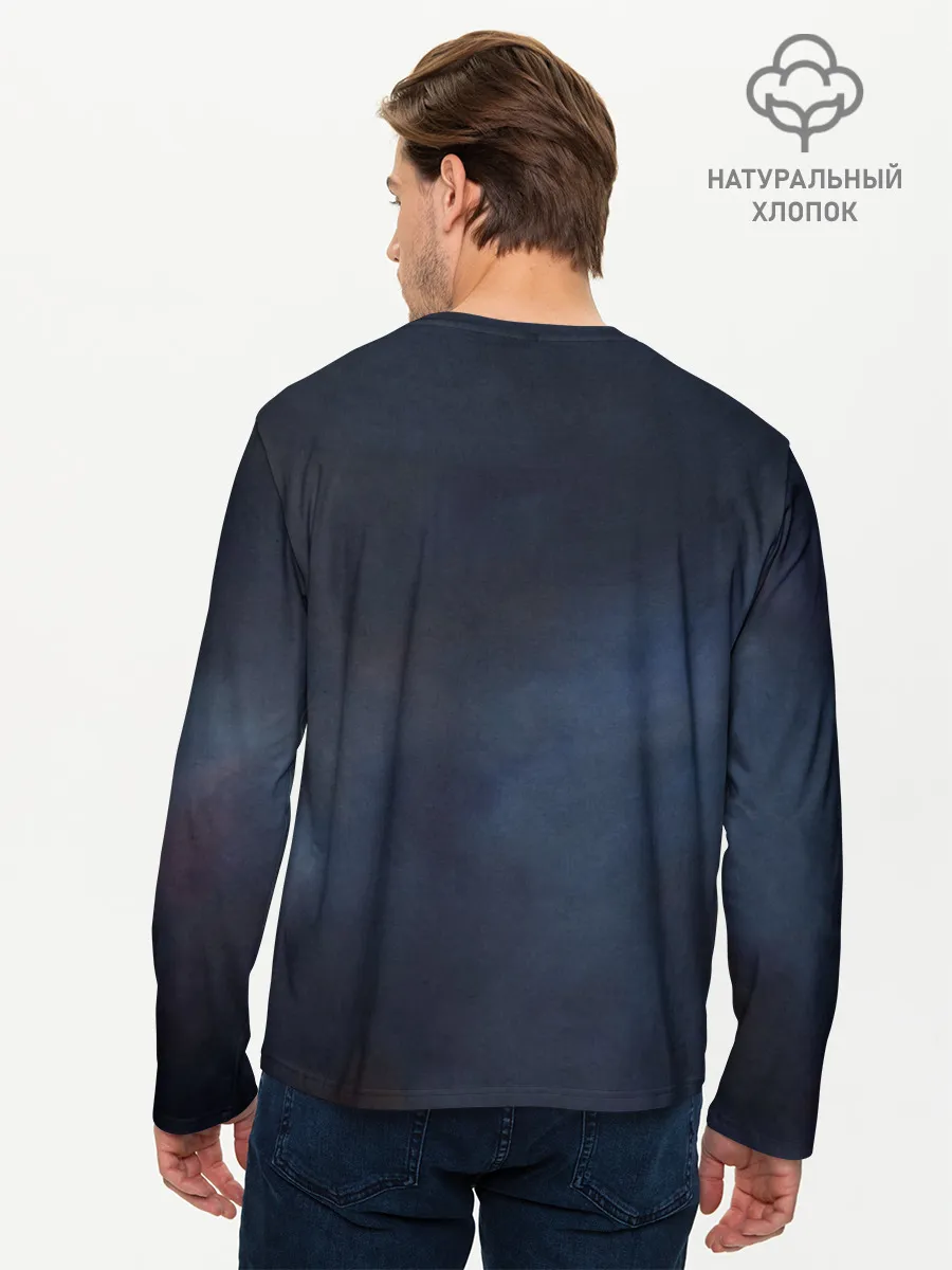 Мужской лонгслив базовый / Хаул и Кальцифер