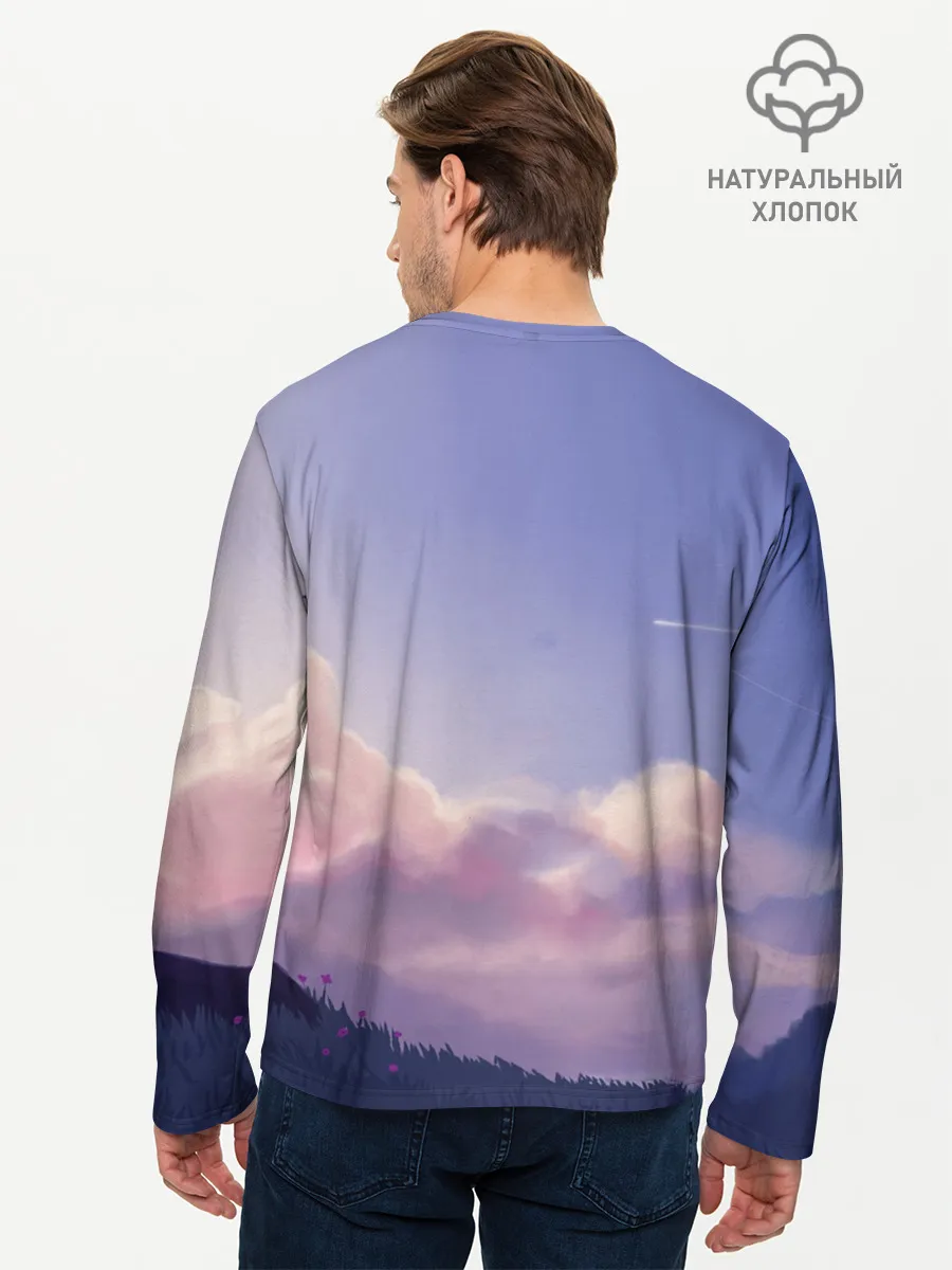 Мужской лонгслив базовый / Маркл и Пугало-Репка