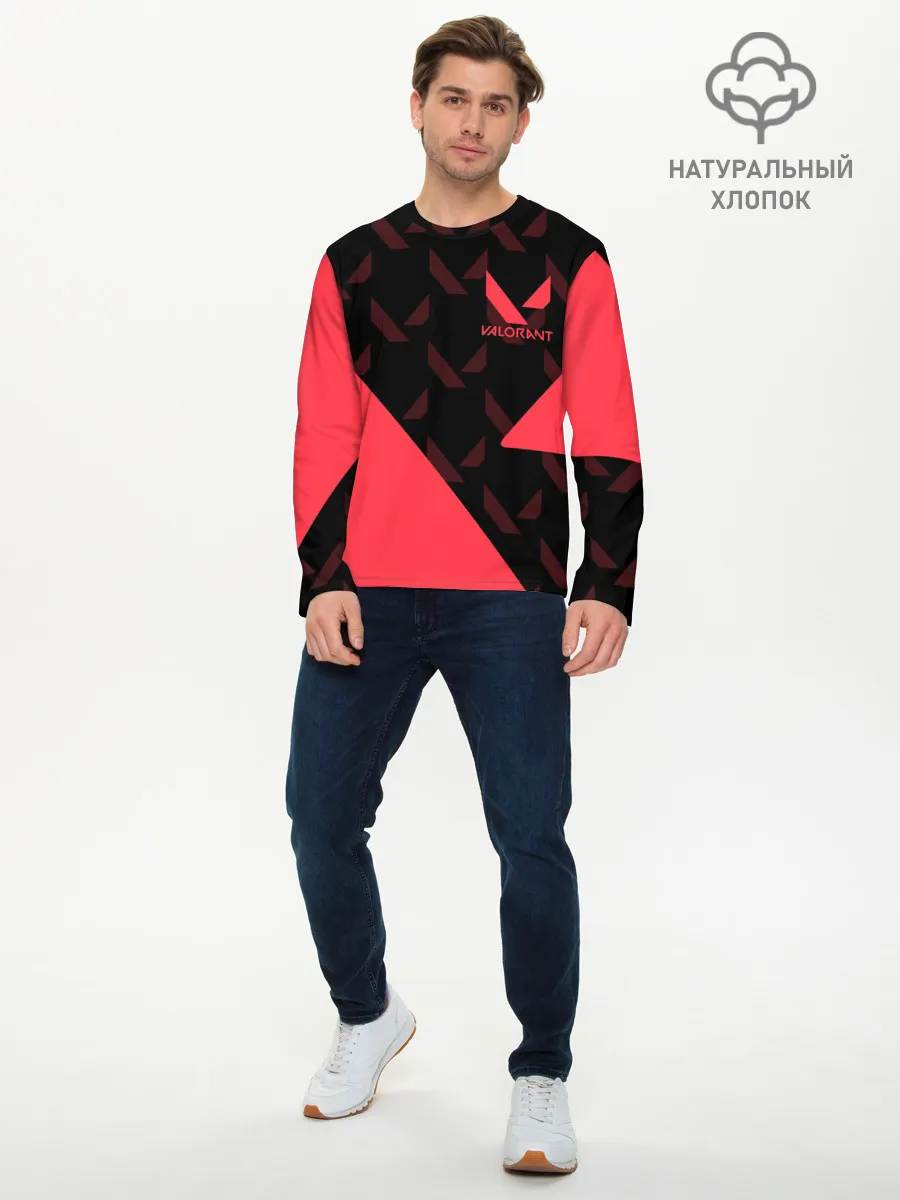 Мужской лонгслив базовый / VALORANT