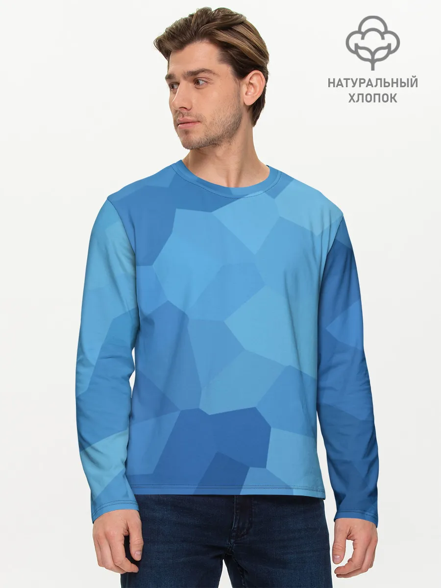 Мужской лонгслив базовый / Пикси кристаллы