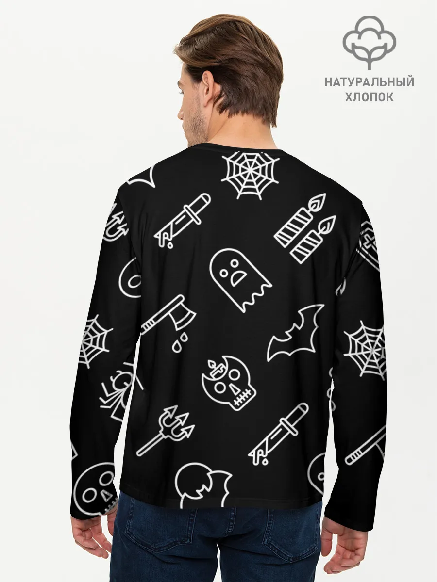 Мужской лонгслив базовый / Страшилки
