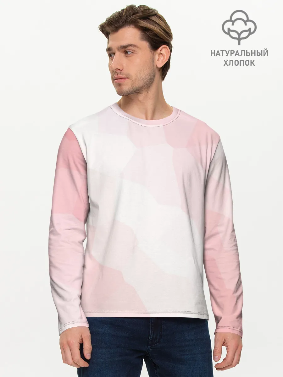 Мужской лонгслив базовый / Пикси кристаллы